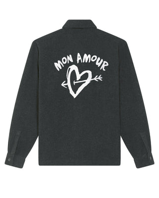 Chemise Oversize Brodée "Mon Amour"