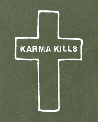 Polo Brodé "Karma Kills"