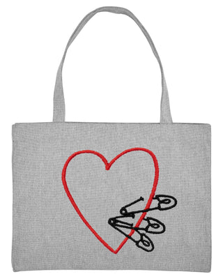 Shopping Bag Brodé "Pins"
