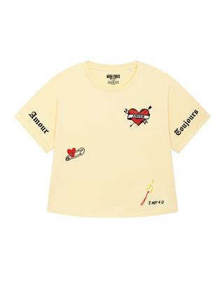 T-shirt Oversize "Amour Toujours"