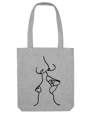 Tote Bag Brodé "Kiss"