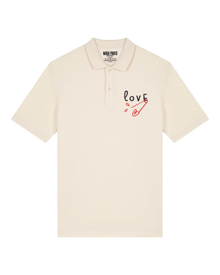 Polo Brodé "Love"