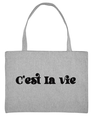 Shopping Bag Brodé "C'est La Vie"