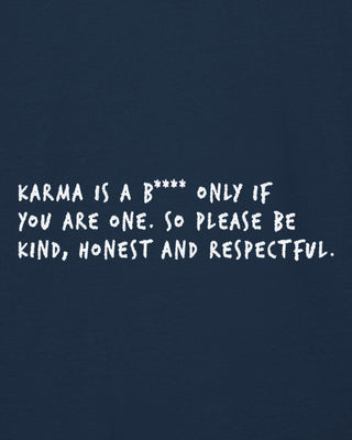 Hoodie Classic Brodé "Karma is a B****"