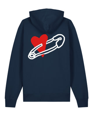 Hoodie Classic Brodé "Coeur Pins"