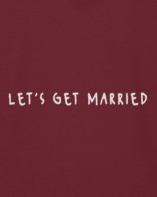 Hoodie Classic Brodé "Let's Get Married"