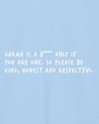 Hoodie Classic Brodé "Karma is a B****"