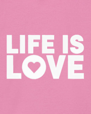 Hoodie Classic Brodé "Life is Love"