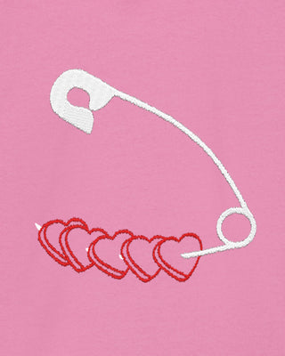 Hoodie Classic Brodé "Heart Pins"