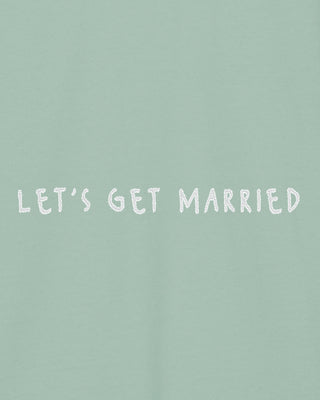 Hoodie Classic Brodé "Let's Get Married"