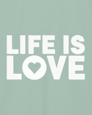 Hoodie Classic Brodé "Life is Love"