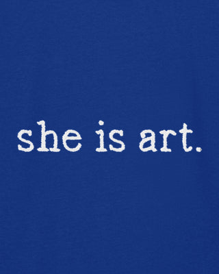 Hoodie Classic Brodé "She is Art"