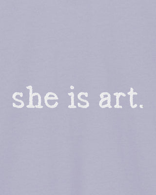 Hoodie Classic Brodé "She is Art"