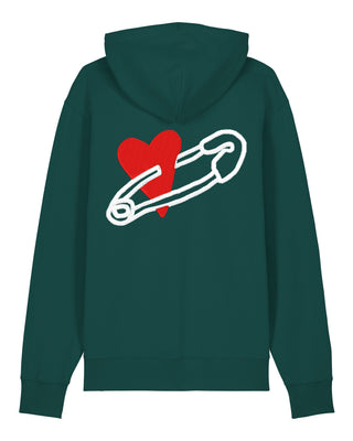 Hoodie Classic Brodé "Coeur Pins"