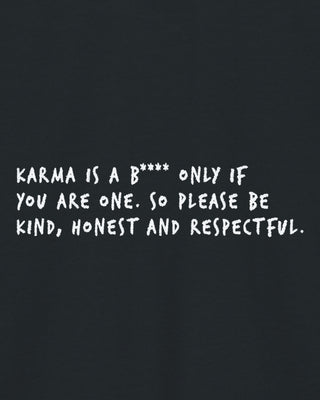 Hoodie Classic Brodé "Karma is a B****"