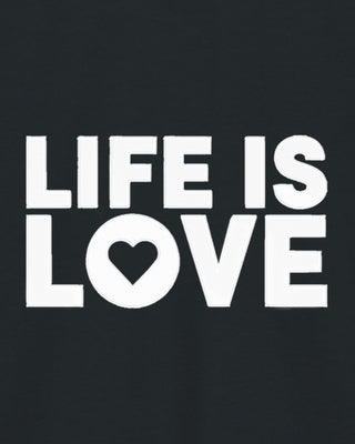 Hoodie Classic Brodé "Life is Love"