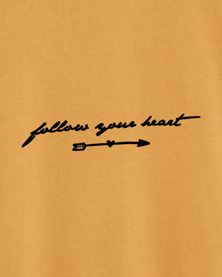 Sweatshirt Vintage Brodé "Follow Your Heart"