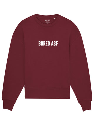 Sweatshirt Oversize Brodé "Bored ASF"