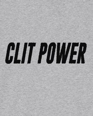 Hoodie à Zip Brodé "Clit Power"