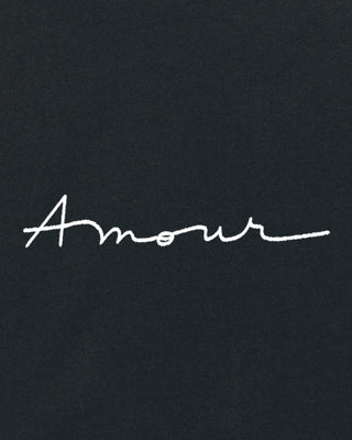 T-shirt Oversize Brodé "Amour"