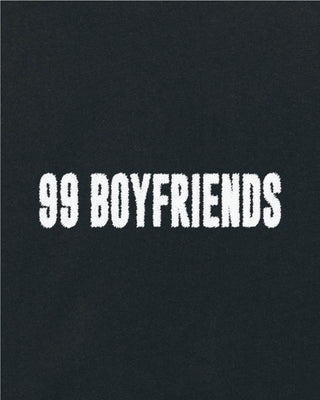 T-shirt Oversize Brodé "99 Boyfriends"