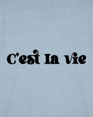 T-shirt Classic Brodé "C'est La Vie"