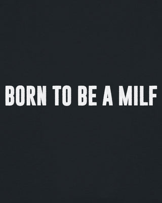 Hoodie Oversize Brodé "Born to Be a Milf"