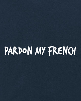 T-shirt Oversize Brodé "Pardon My French"