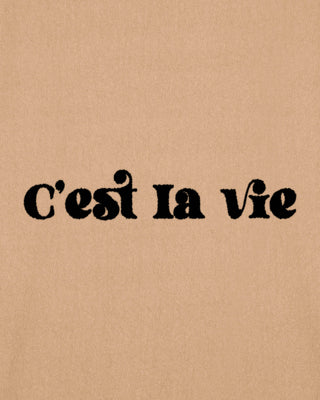 T-shirt Classic Brodé "C'est La Vie"