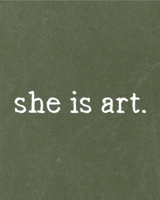 Polo Brodé "She Is Art"