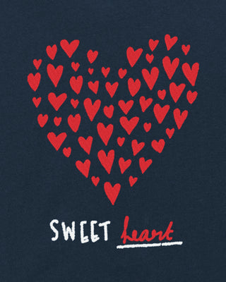 T-shirt Oversize Brodé "Sweet Heart"