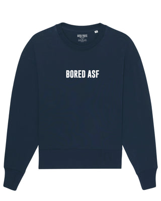 Sweatshirt Oversize Brodé "Bored ASF"