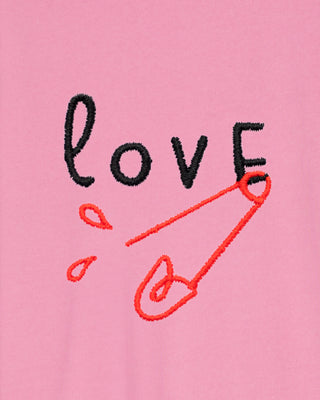 Sweatshirt Vintage Brodé "Love"