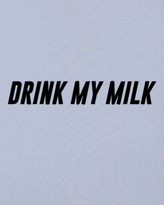 Sweatshirt Oversize Brodé "Drink My Milk"