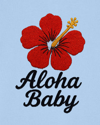 Polo Brodé "Aloha Baby"