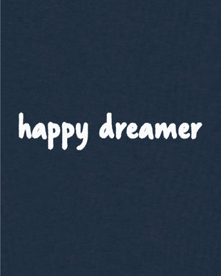 Cropped Hoodie Brodé "Happy Dreamer"