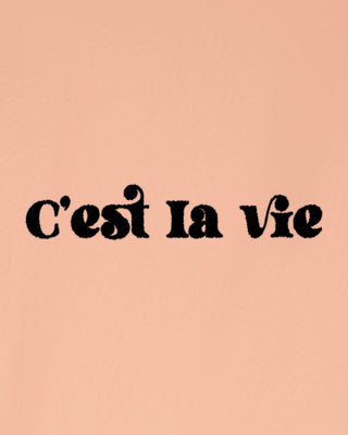 T-shirt Classic Brodé "C'est La Vie"