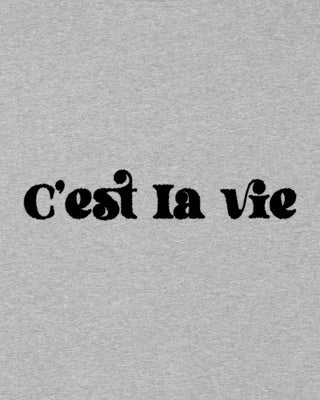 T-shirt Classic Brodé "C'est La Vie"