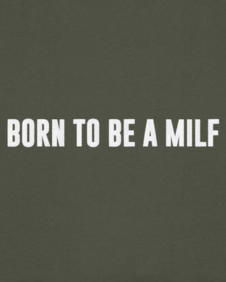 Hoodie Oversize Brodé "Born to Be a Milf"