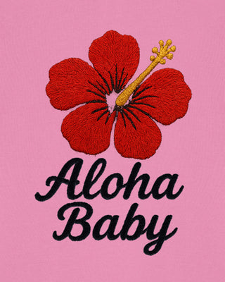 Polo Brodé "Aloha Baby"