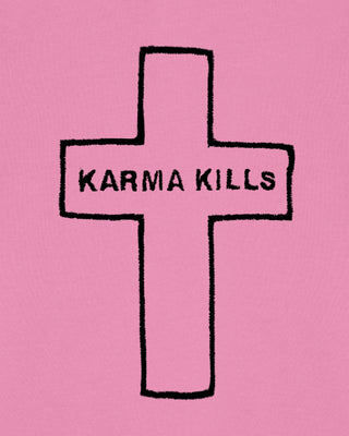 Polo Brodé "Karma Kills"