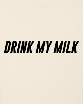 Sweatshirt Oversize Brodé "Drink My Milk"