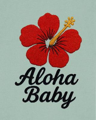 Polo Brodé "Aloha Baby"