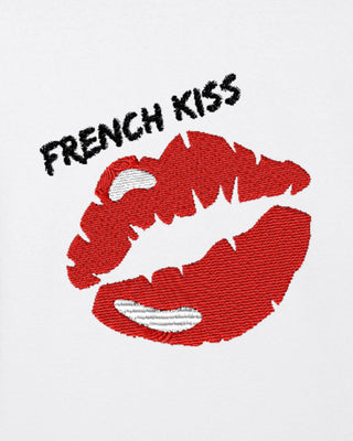 T-shirt Classic Brodé "French Kiss"