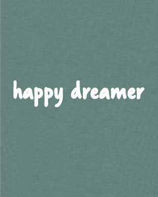 Cropped Hoodie Brodé "Happy Dreamer"