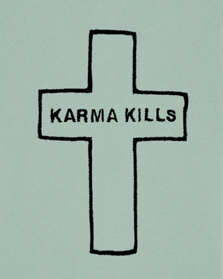 Polo Brodé "Karma Kills"