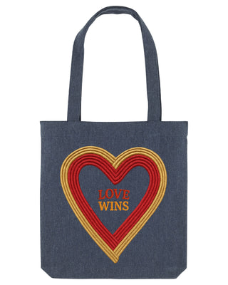 Tote Bag Brodé "Love Wins"