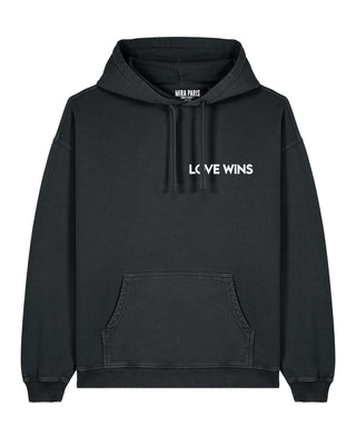 Hoodie Oversize Brodé "Love Wins"