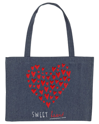 Shopping Bag Brodé "Sweetheart"