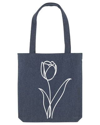 Tote Bag Brodé "Fleur"